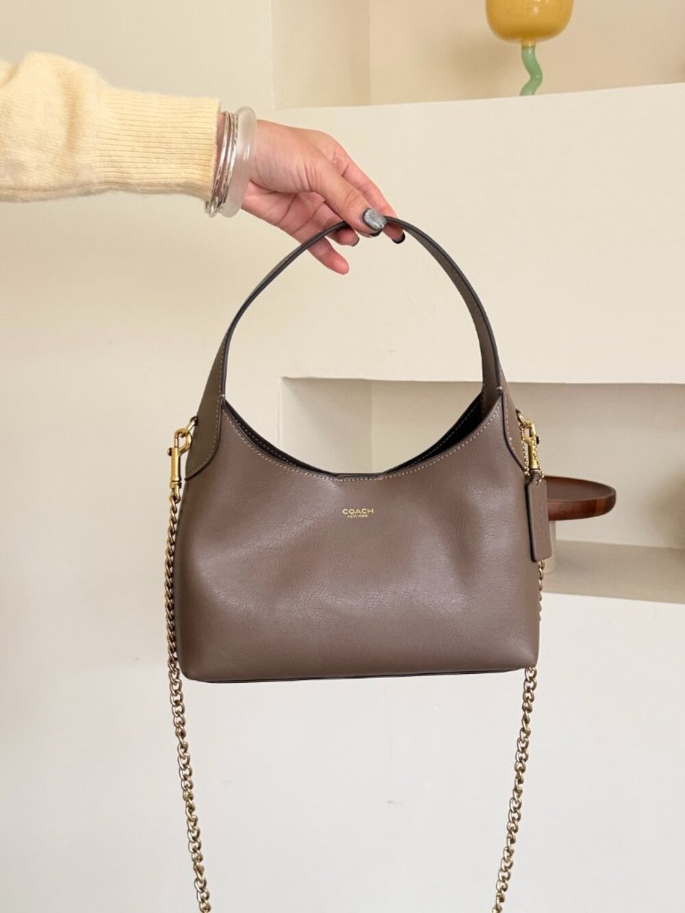 Coach Brooklyn 23 Underarm Bag - Picture 1 of 9